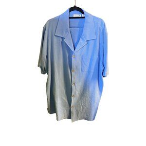 KS Island Mens 2XL Button-Down Short Sleeve Shirt IN01 R